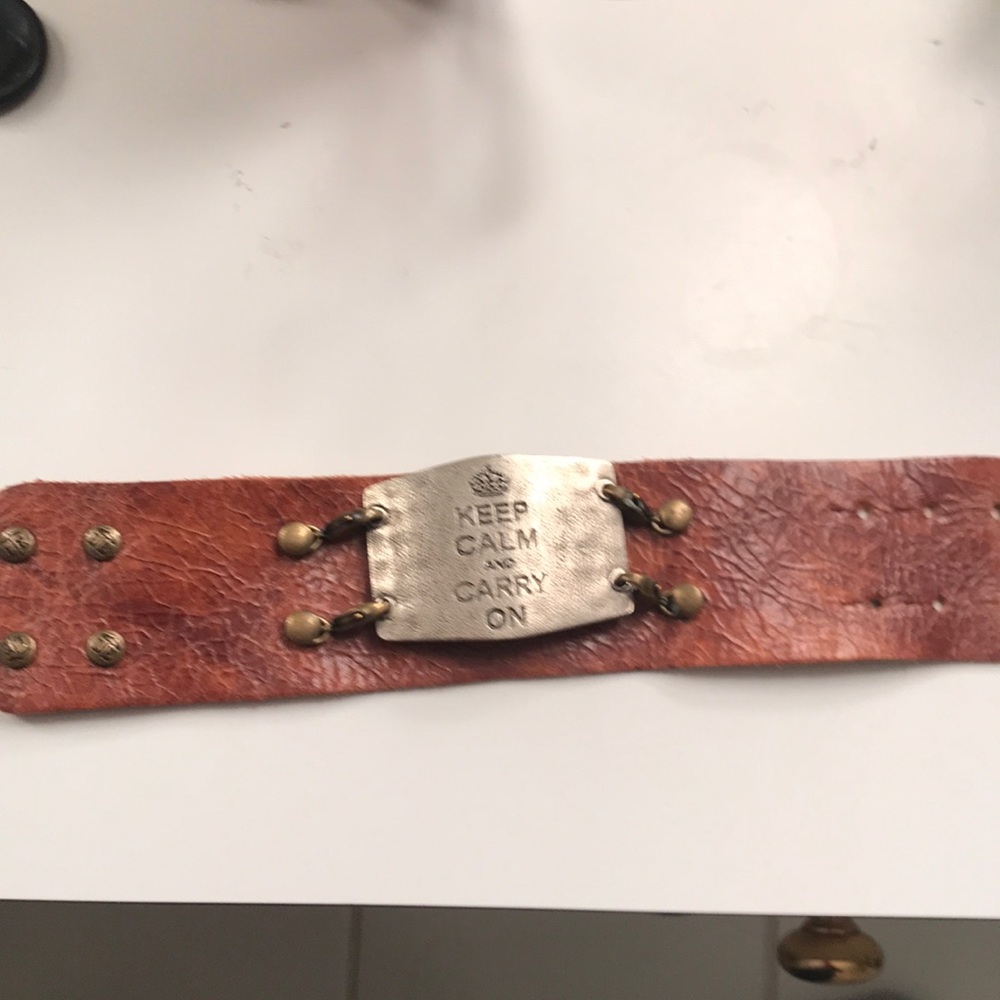 Leather cuff